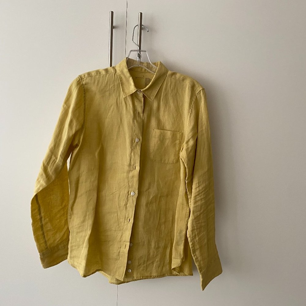 Uniqlo Linen Button Down Shirt